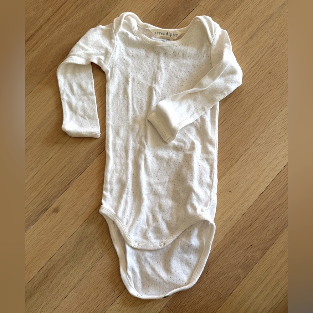 Serendipity white bodysuit